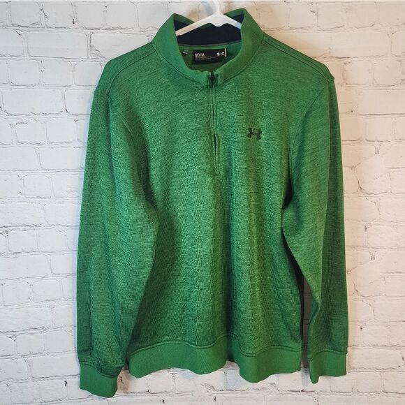 Men's Under Armour loose zip-up fleece sweater, size Medium - Picture 1 of 3